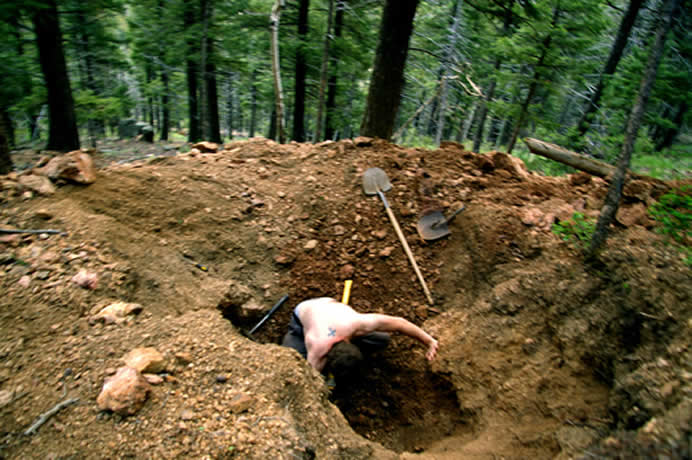 digging